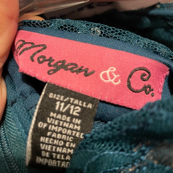 Emerald Green Halter Dress - Picture 3 of 4